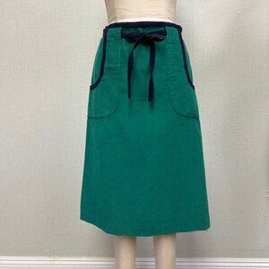 EUC Vintage 1970s Corduroy L.L. Bean Wrap Skirt Medium